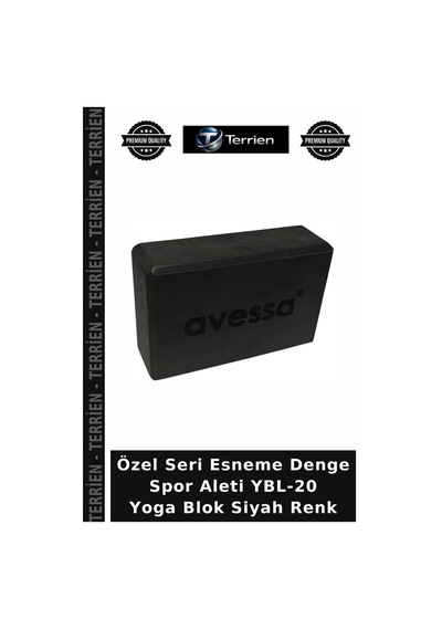Özel Seri Esneme Denge Spor Aleti Ybl-20 Yoga Blok Siyah Renk