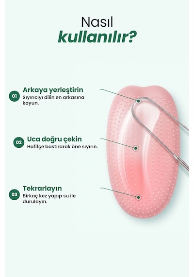Probident Dil Temizleme Aparatı + Dil Sıyırıcı Kese