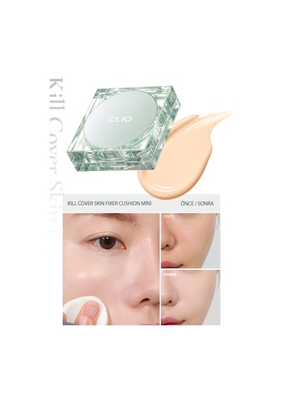 Clio Kill Cover Skin Fixer Cushion Mini 21n Linen
