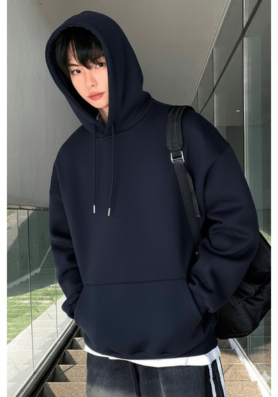 Genius Store Erkek Sweatshirt Kanguru Cepli İçi Polarlı 3 İplik Kapüşonlu Oversize Sweatshirt Kanguru-sweatshırt Lacivert Genius Store Erkek Sweatshirt Kanguru Cepli İçi Polarlı 3 İplik Kapüşonlu Oversize Sweatshirt Kanguru-sweatshırt Lacivert
