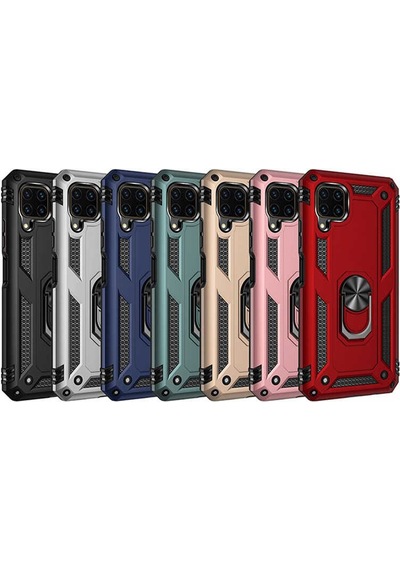 Huawei P40 Lite Kılıf Zore Vega Kapak Gold