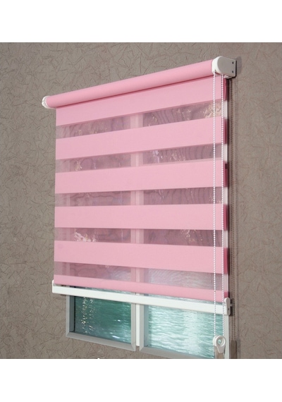 Asyhome Pembe Düz Zebra Perde Asyhome Pembe Düz Zebra Perde