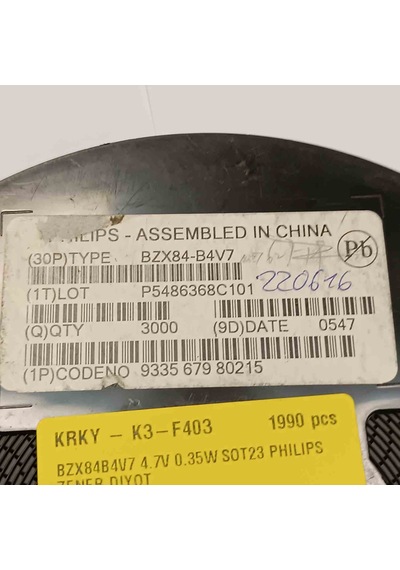 Bzx84b4v7 4.7v 0.35w Sot23 Phılıps Zener Diyot 250 Adet