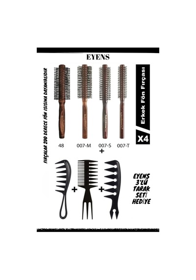 Elsa Professional 4 Lü Erkek Tarama Serisi Ve 3x Şekillendirici Wax Tarağı