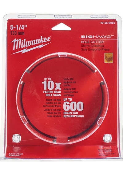 Milwaukee 133x60 Mm Bıghawg Ahşap Delik Testere - Panç