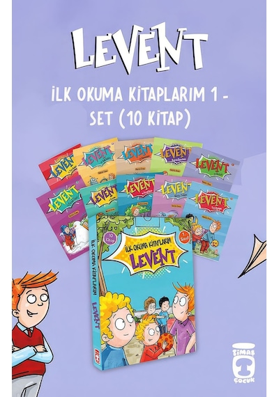 Levent-İlk Okuma Kitaplarım-10 Kitap Takım - Mustafa Orakçı - Timaş Çocuk