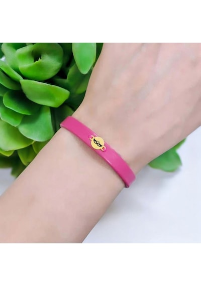 Archin Bal Maske Temalı Pembe Derili 14 Ayar Altın Plakalı Yuvarlak Motifli Hediye Bileklik-394sembol Bal Maske Archin Bal Maske Temalı Pembe Derili 14 Ayar Altın Plakalı Yuvarlak Motifli Hediye Bileklik-394sembol Bal Maske