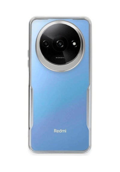 Xiaomi Redmi A3 4g Kılıf Boyi Silikon Kapak - Gümüş -