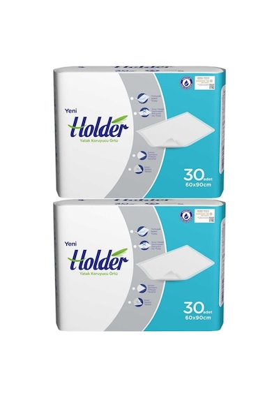 Hasta Alt Açma Yatak Koruyucu Örtü 60 90cm 60 Adet 2pk 30