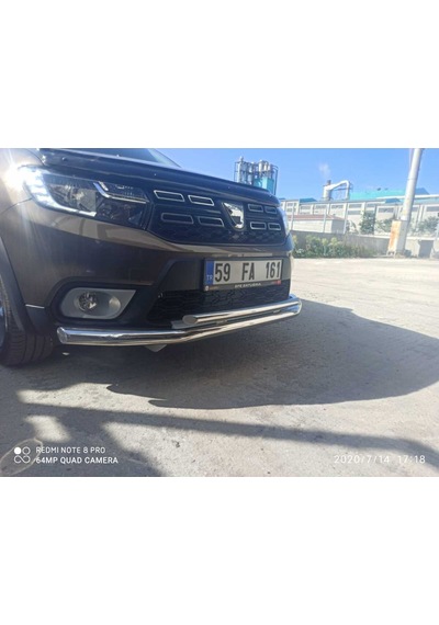 Dacıa Sandero Stepway 2012-2020 Krom Ön Bıyık Çiftli - Scad A