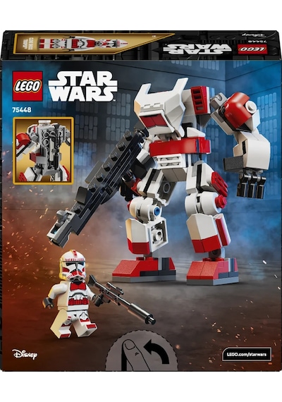 LEGO® Star Wars™ Klon Şok Trooper™ Robotu 75448 - 6 Yaş Üzeri Çocuklar için Figür İçeren Yaratıcı Oyuncak Yapım Seti (151 Parça)