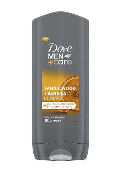 Dove Men +care Sandalwood + Vanilla Duş Jeli 400 Ml 3 Adet Diğer