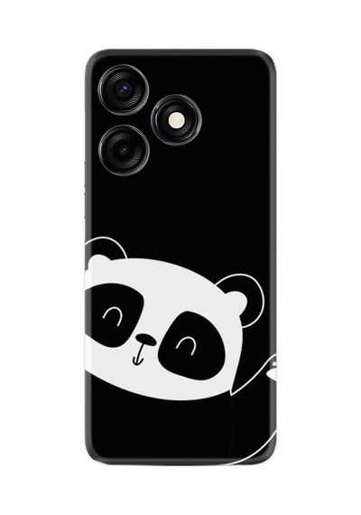 Tecno Spark 10c Kılıf Silikon Desen Özel Seri Bay Bay Panda 1784