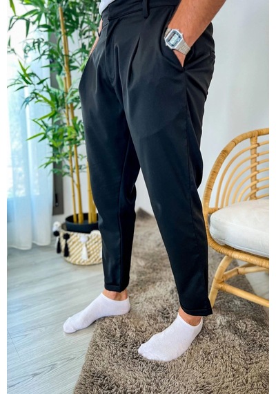 Saklımoda Chekcich Jogger Pantolon Sıyah Çok Renkli
