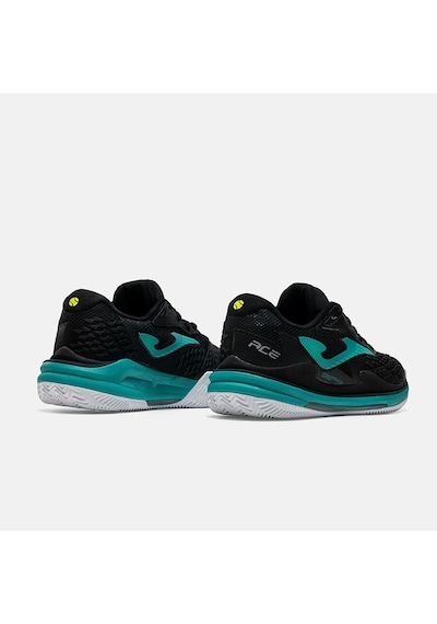 Joma Taces2601c Ace Toprak Kort Erkek Tenis Ayakkabısı - Siyah/turkuaz