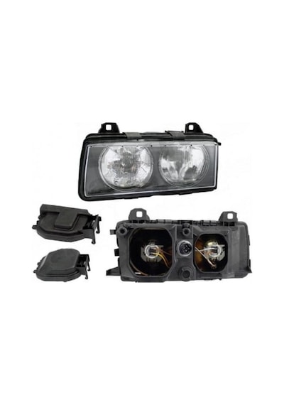 BMW Uyumlu E36 H7 Sol Far M. Marelli 63128363495