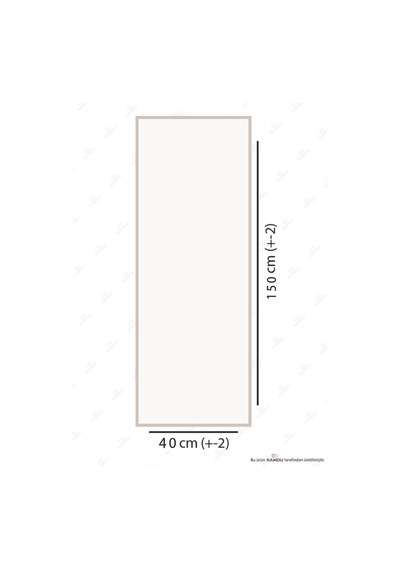 Şık Tasarım 40x150 Cm %100 Pamuk Ham Keten Amerikan Runner, Vintage Runner, Keten Amerikan Runner Bej