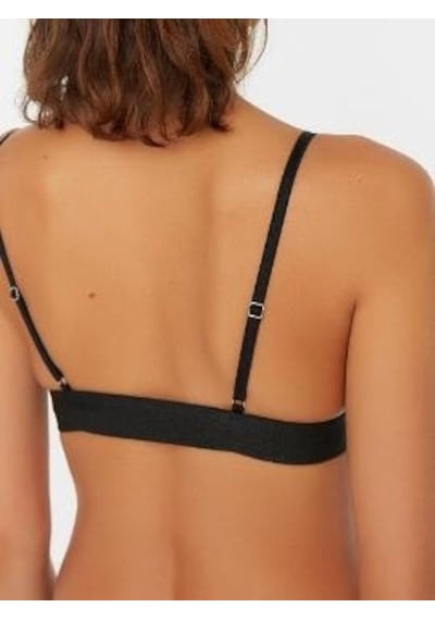 Deep Secret Beyaz-siyah Full Dantel Bralet Strıng Takım Ds20095brt 001