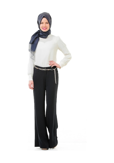 Soralline Kadın Pantalon Abiye 1678 Lacivert Lacivert