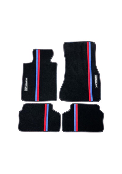 Oto Halı Paspas Bmw 5 Serisi F10 2014-2017 Uyumlu M Performance M Teknik Sport Kaymaz & Şık Tasarım