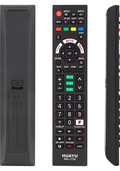 HUAYU KL RM-L1720 PANASONIC NETFLIX-YOUTUBE TUŞLU LCD-LED TV KUMA
