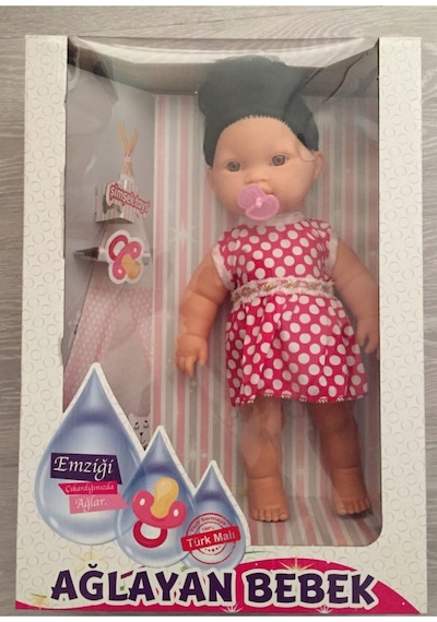 Şimşek Toys Ağlayan Emzikli Saçlı Bebek