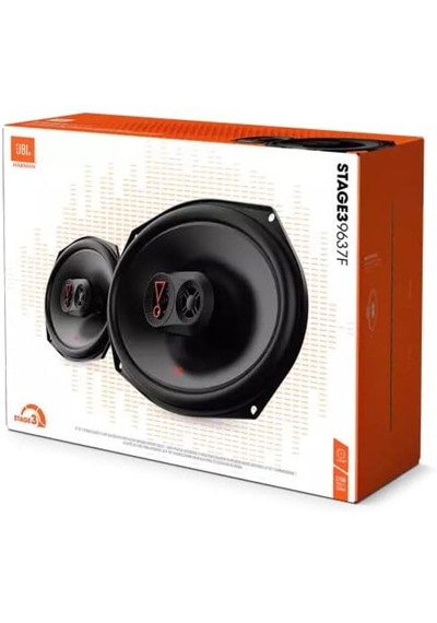 Jbl Stage3 9637f-375w Max-75w Rms-kaliteli-profesyonel-3 Yollu- 6x9" Oval Coaxial Hoparlör-kapaklıdır