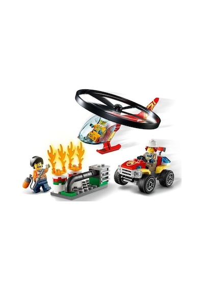 LEGO® City 60248 İtfaiye Helikopteri Müdahalesi 93 Parça