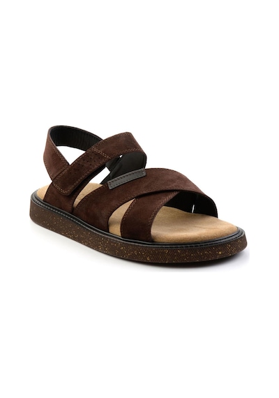 Bambi Kahve Leather Erkek Sandalet E05801030602 Kahve