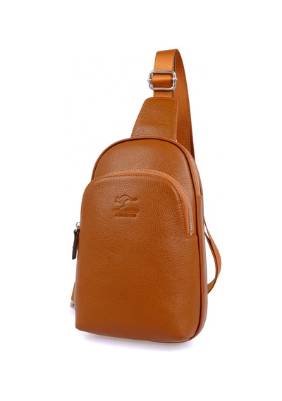 Çapraz Tek Omuz Askılı Hakiki Deri Sportif Çanta Kangaroo K. 8155