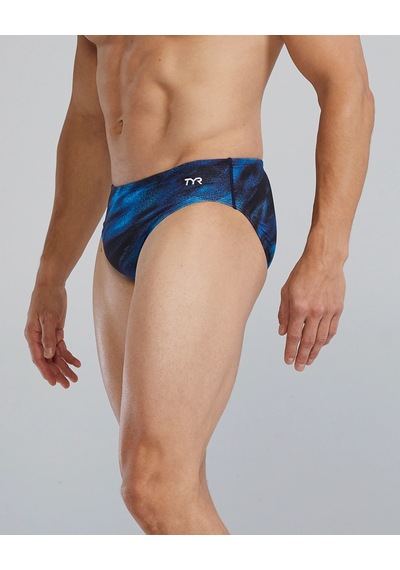 Tyr Durafast Elite Erkek Brief Mayo - Soren Siyah - Mavi