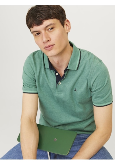 Jack & Jones Jack Jones Jjepaulos Polo Tişört 12136668 Yeşil