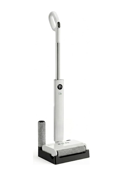 Eo-tech Dw200 Kablosuz Şarjlı Mop Kuru/ıslak Mod Kolay Temizlik Kendini Temizleme Türkç Beyaz