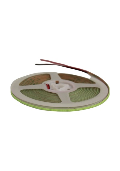 12 Volt 3mm 400 Ledli İnce Esnek Cob Şerit Led Turkuaz Ip20 5 Metre