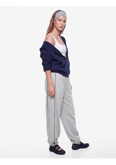 Koton Pullu Payetli Dansçı Sweatshirt Melek Kanat Detaylı Kapüşonlu Rahat Kalıp Fermuarlı Lacivert 7wal10495ık