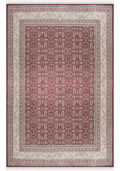 Apex Halı Bruj Bambu Viscon Halı 8771bu Bordo Renkli