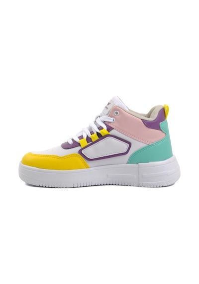 Walkway Nefertiti Beyaz-sarı Unisex Hi Sneaker 001