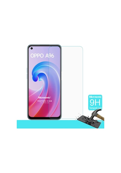 Microsonic Oppo A96 4g Tempered Glass Cam Ekran Koruyucu