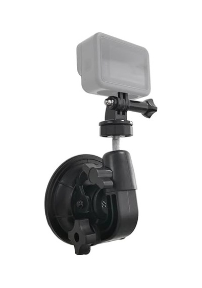 Vantuzlu Ayarlanabilir Kamera Tutucu Araç İçi Cam Konsol  Aparatı 360 Döner Mafsallı Güçlü Vakum Tabanlı Aksiyon Ve Mini Kamera Standı Kmt-54