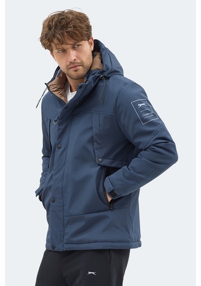 Slazenger Globe Erkek Lacivert Mont & Kaban Lacivert
