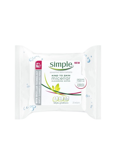 Simple Micellar Cleansing Wipes - Yüz Temizleme Mendili 25 Adet