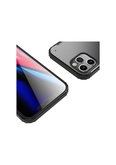 Apple Uyumlu iPhone 12 Pro Max Kılıf Zore Volks Kapak Siyah