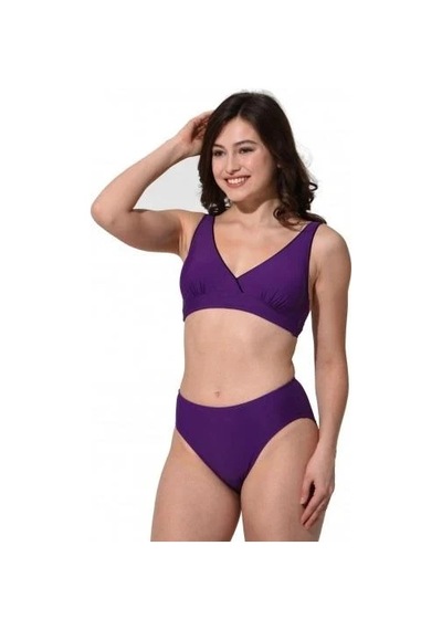 Argisa Düz Kruvaze Bikini Mor