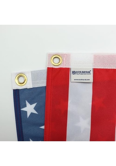 Amerikan Bayrağı 3x5 Ft Güçlendirilmiş Dikiş Ve Üstün Dalga Uv Ve Solmaya Dayanıklı Dış Mekan Bayrak Direği, Sundurma Ve İş Teşhiri İçin İdeal 1000 x 1500 CM