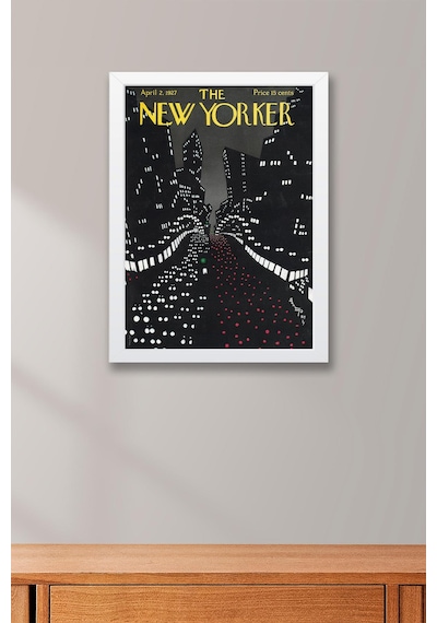 The New Yorker Çerçeveli Tablo April 2 1927