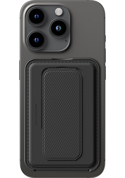 Amazingthing Glamour Link Fonksiyonel Çok Yönlü Grip Standlı Magnetik Kartlık Siyah