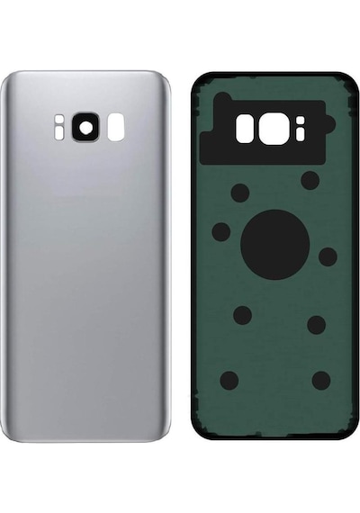 Samsung S8 Gri Uyumlu Arka Kapak Batarya Kapağı Pil Kapağı Gri