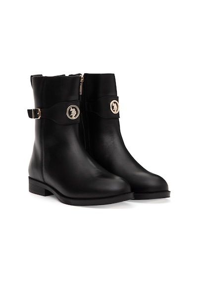U.S. Polo Assn. Kadın Siyah Bot 50314384-VR046