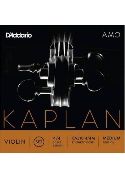 D'Addario Ka310 4/4M Kaplan Amo Set Keman Teli