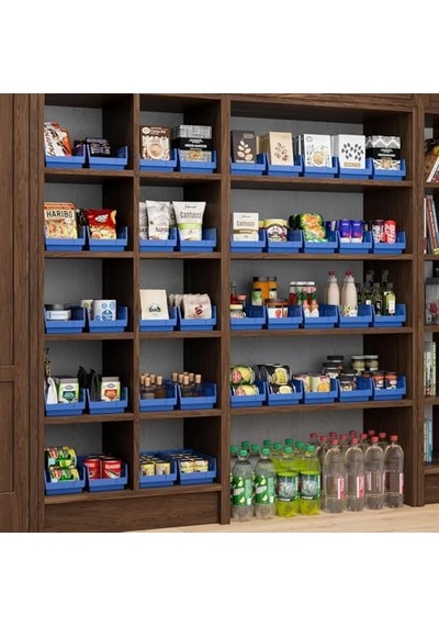 12 Inç 6 4-ınç Açık Plastik Çöp Kutusu Box Regal Kuş Yuvası 12 Adet 30130